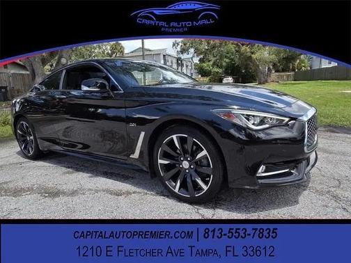 BLACK 2017 INFINITI Q60 2.0t Premium