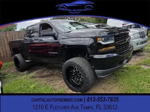 Black 2018 Chevrolet Silverado 1500 Custom