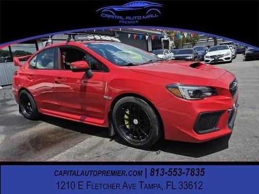 Pure Red 2018 Subaru WRX STI Base