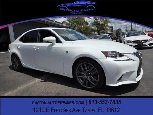 WHITE 2016 Lexus IS 200t F Sport