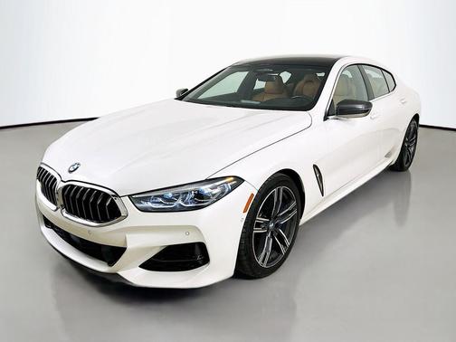 Mineral White Metallic 2021 BMW M850 Gran Coupe xDrive