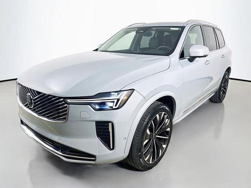 Vapour Grey Metallic 2026 Volvo XC90 Plus, B6 AWD Gas (mild hybrid), Gasoline, Bright, 7 Seats