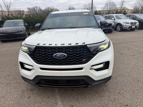Star White Metallic Tri-Coat 2020 Ford Explorer ST
