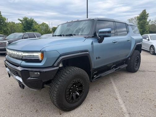 Neptune Blue Matte 2024 GMC HUMMER EV SUV 3X