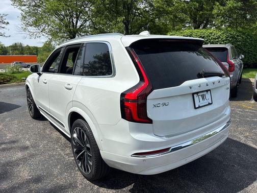 Crystal White Pearl 2026 Volvo XC90 Plug-In Hybrid Plus, T8 AWD, Electric/Gasoline, Bright, 7 Seats
