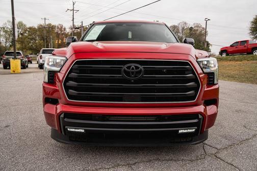 Supersonic Red 2024 Toyota Sequoia Limited