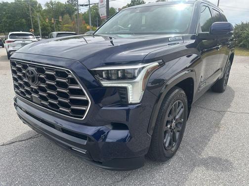 Blue 2024 Toyota Sequoia Platinum