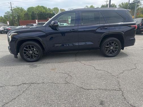 Blue 2024 Toyota Sequoia Platinum