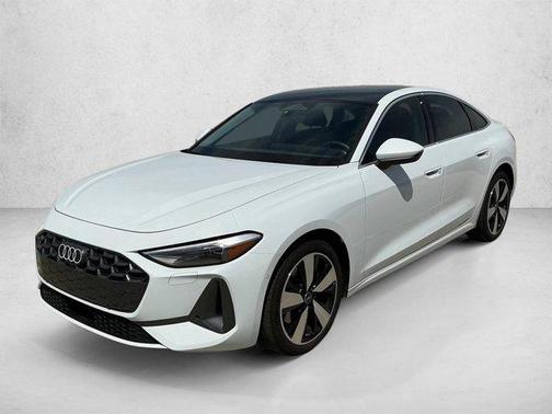 Glacier White Metallic 2025 Audi A5 Premium TFSI quattro S tronic