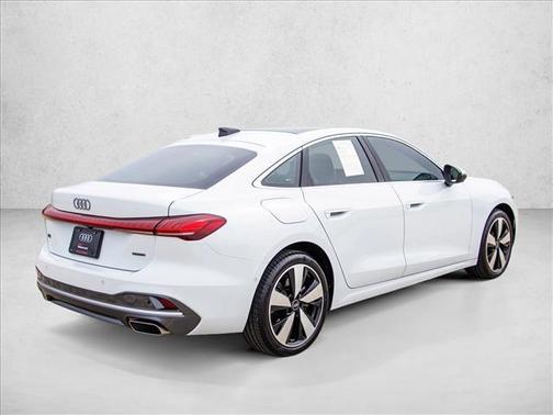 Glacier White Metallic 2025 Audi A5 Premium TFSI quattro S tronic