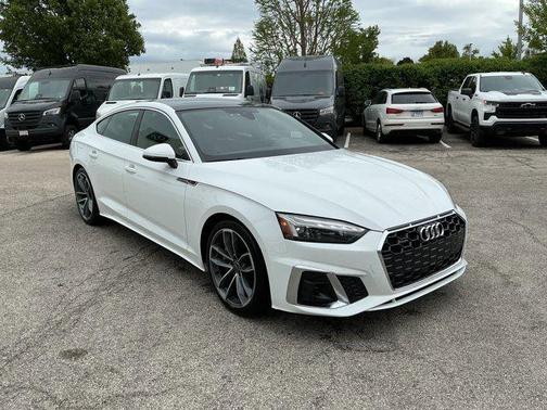 Ibis White 2023 Audi A5 Sportback 45 S Line Premium Plus