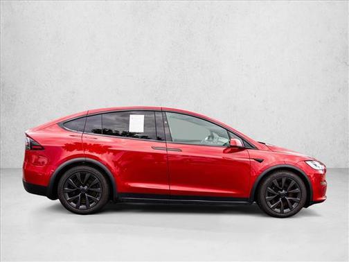 Red Multi-Coat 2022 Tesla Model X Plaid Tri Motor All-Wheel Drive