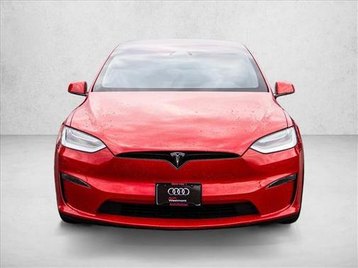 Red Multi-Coat 2022 Tesla Model X Plaid Tri Motor All-Wheel Drive