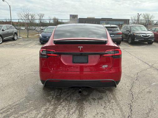 Red Multi-Coat 2022 Tesla Model X Plaid Tri Motor All-Wheel Drive