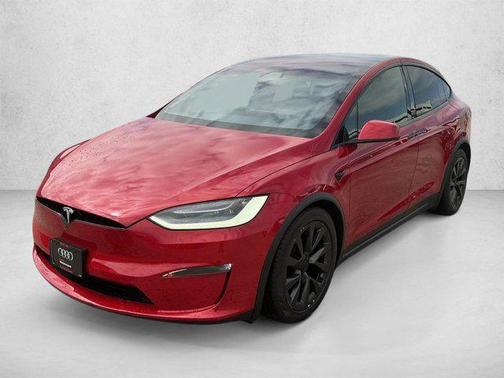 Red Multi-Coat 2022 Tesla Model X Plaid Tri Motor All-Wheel Drive