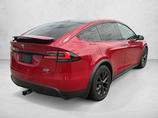 Red Multi-Coat 2022 Tesla Model X Plaid Tri Motor All-Wheel Drive