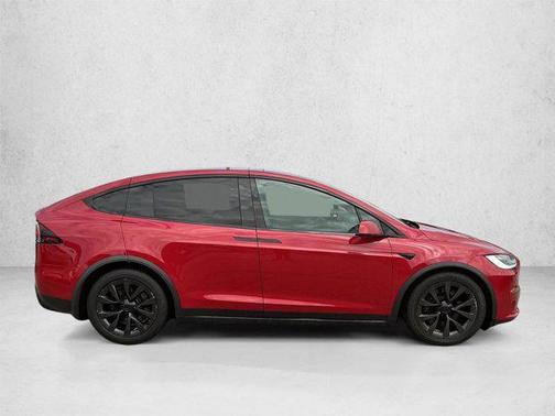 Red Multi-Coat 2022 Tesla Model X Plaid Tri Motor All-Wheel Drive