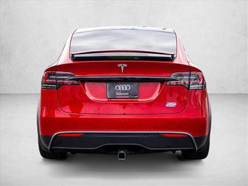 Red Multi-Coat 2022 Tesla Model X Plaid Tri Motor All-Wheel Drive