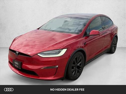 Red Multi-Coat 2022 Tesla Model X Plaid Tri Motor All-Wheel Drive