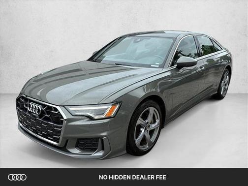 Gray 2024 Audi A6 55 Premium Plus