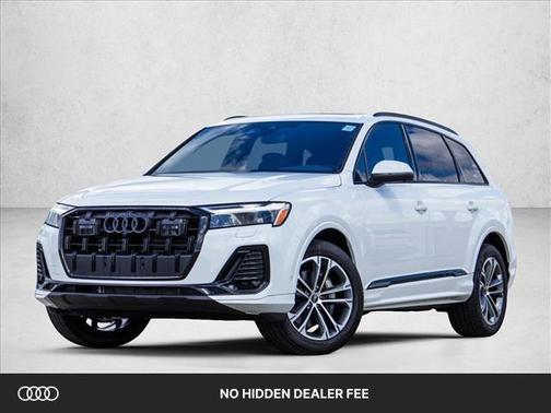 Glacier White Metallic 2026 Audi Q7 45 Premium Plus