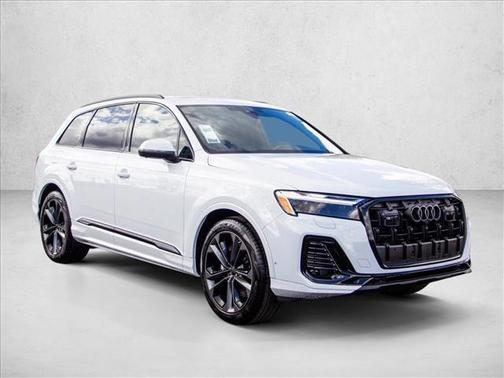 Glacier White Metallic 2026 Audi Q7 55 Premium Plus