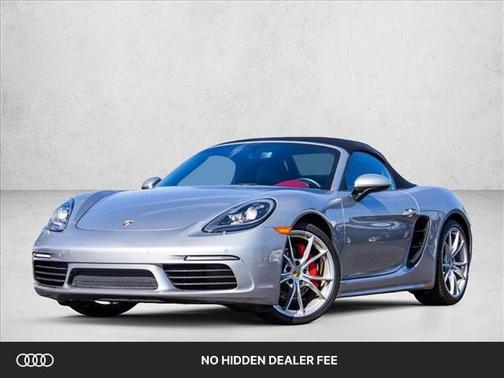 GT Silver Metallic 2017 Porsche 718 Boxster S