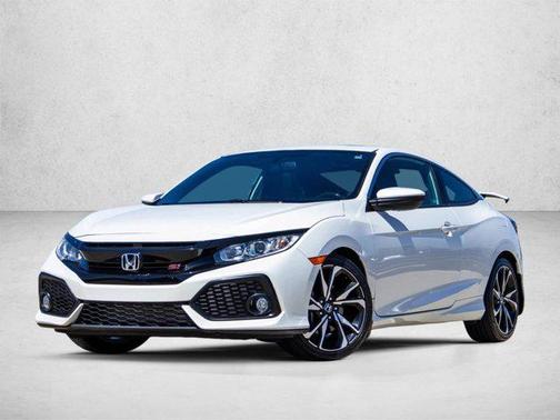 Platinum White Pearl 2019 Honda Civic Si Base