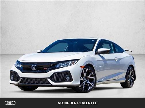 Platinum White Pearl 2019 Honda Civic Si Base