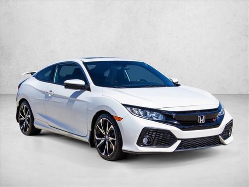 Platinum White Pearl 2019 Honda Civic Si Base