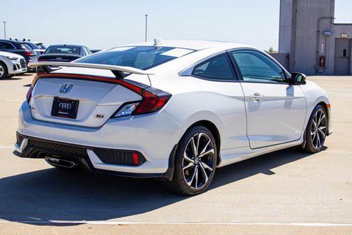 Platinum White Pearl 2019 Honda Civic Si Base