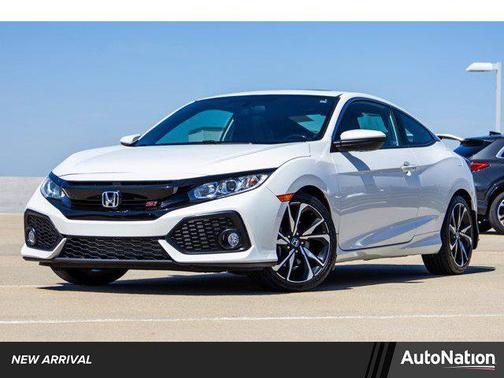 Platinum White Pearl 2019 Honda Civic Si Base
