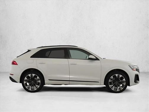 Carrara White 2025 Audi Q8 55 Premium Plus