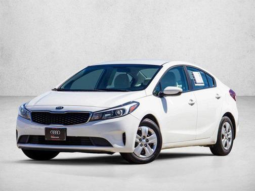 Clear White 2017 Kia Forte LX