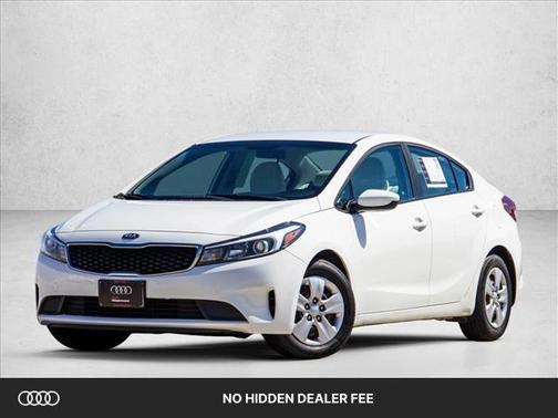 Clear White 2017 Kia Forte LX