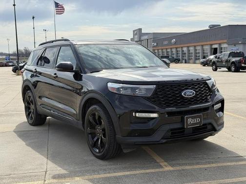AGATE BLACK METALLIC 2023 Ford Explorer ST