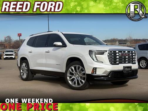 White Frost Tri-Coat 2024 GMC Acadia DENALI