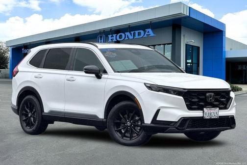 Platinum White Pearl 2024 Honda CR-V Hybrid