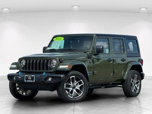 Sarge Green Clearcoat 2024 Jeep Wrangler 4xe Sport