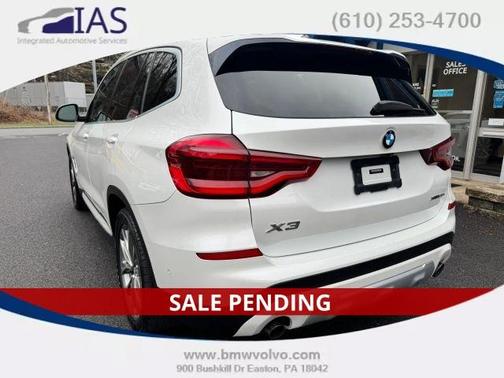 White Metallic 2019 BMW X3 xDrive30i
