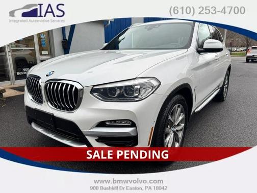 White Metallic 2019 BMW X3 xDrive30i