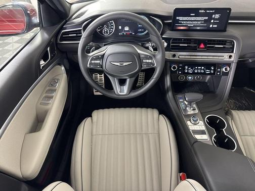 Red 2026 Genesis G70 3.3T Sport Prestige