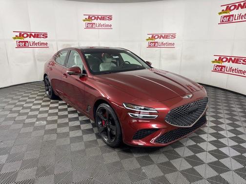 Red 2026 Genesis G70 3.3T Sport Prestige