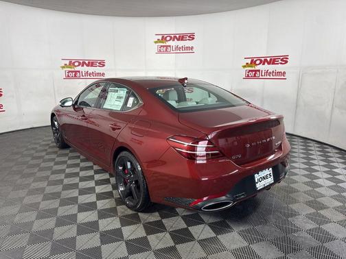 Red 2026 Genesis G70 3.3T Sport Prestige
