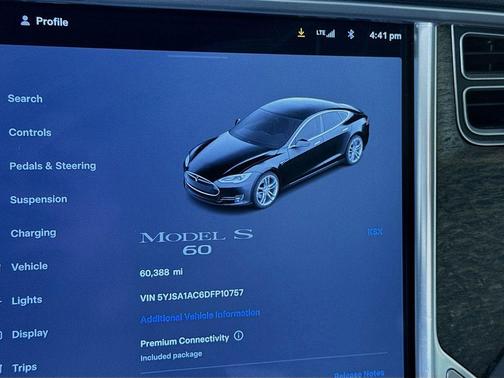 Black 2013 Tesla Model S Base