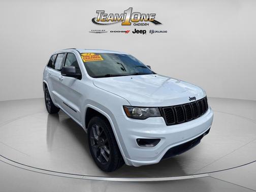 Bright White Clearcoat 2021 Jeep Grand Cherokee 80th Anniversary 4x4