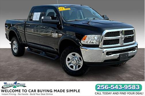 2018 RAM 2500 Tradesman Crew Cab 4x4 6'4' Box