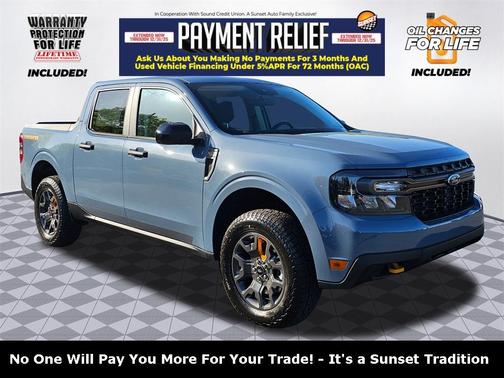 Azure Gray Metallic 2024 Ford Maverick XLT Truck