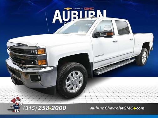 Summit White 2015 Chevrolet Silverado 3500 LTZ
