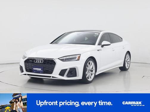 White 2023 Audi A5 Sportback S-Line Premium Plus